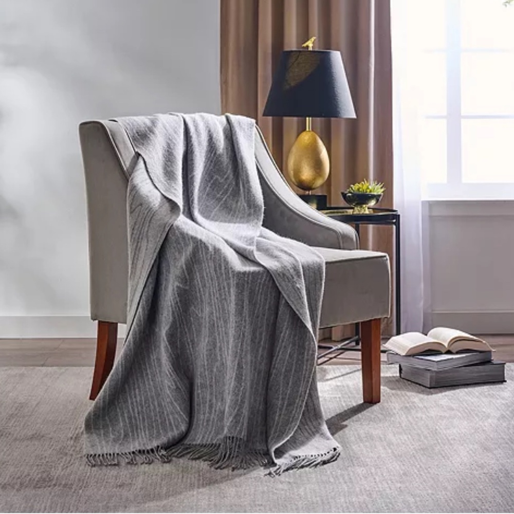 Michael Aram Woodgrain Throw